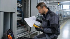 Technik elektryk w nowoczesnym zakładzie pracy. Jakie kompetencje są dziś szczególnie potrzebne?